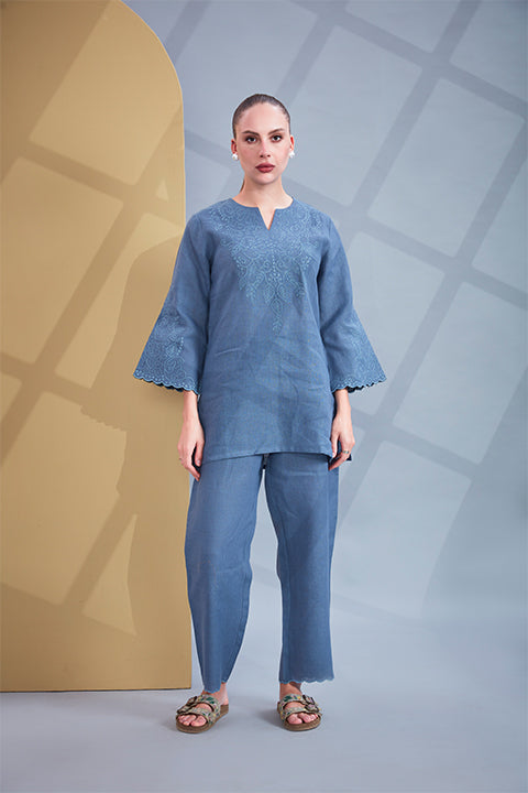 Blue dew Co-Ord Set