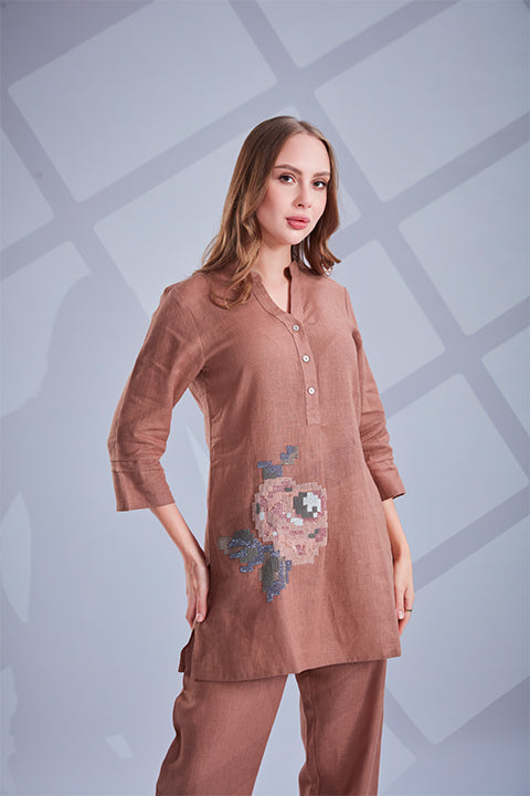 Rose wood Co-Ord Set