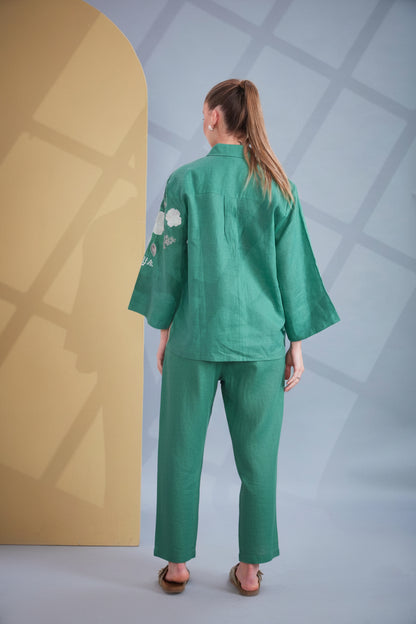 Emerald bloom Co-ord Set