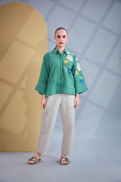 Emerald bloom Co-ord Set