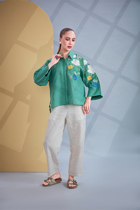 Emerald bloom Co-ord Set