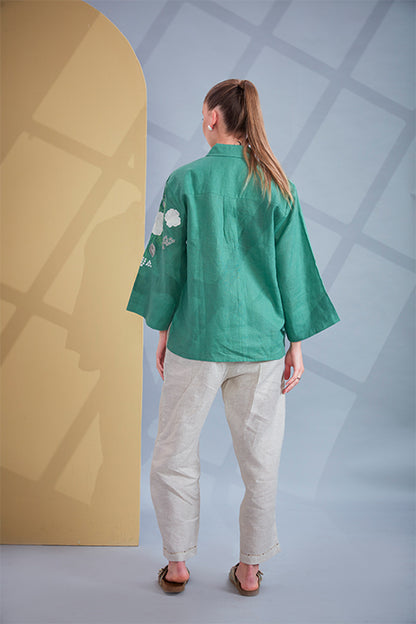 Emerald bloom Co-ord Set