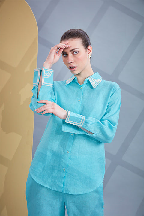 Sky Blue Haze Co-Ord Set