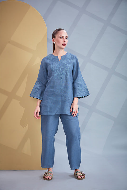 Blue dew Co-Ord Set