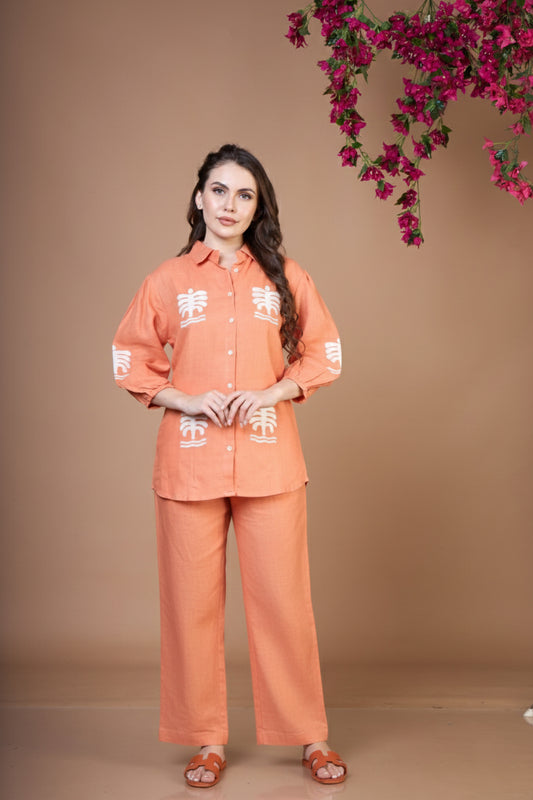 SunSet Palm Co-ord Set