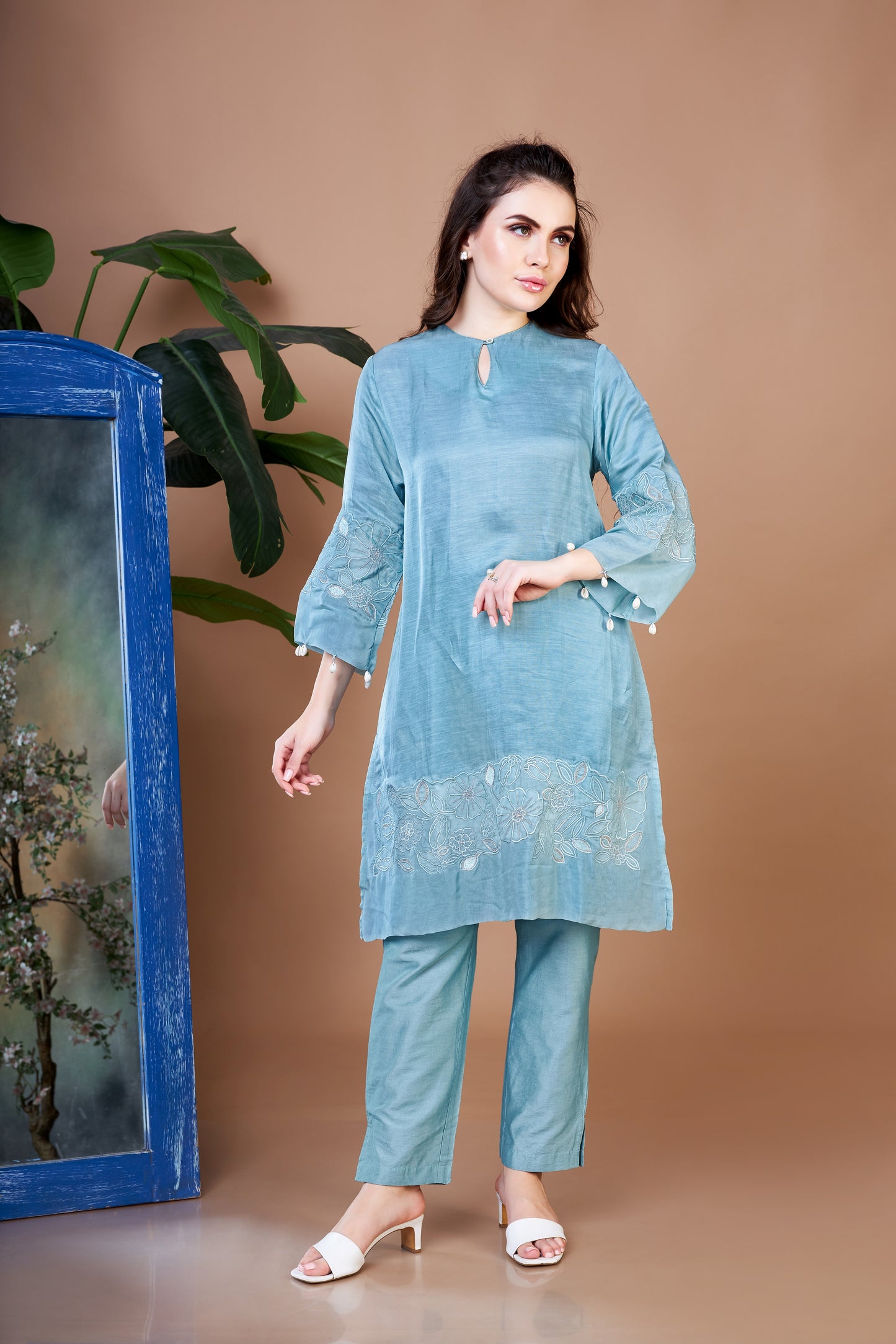 Crystal Frost Tunic Set