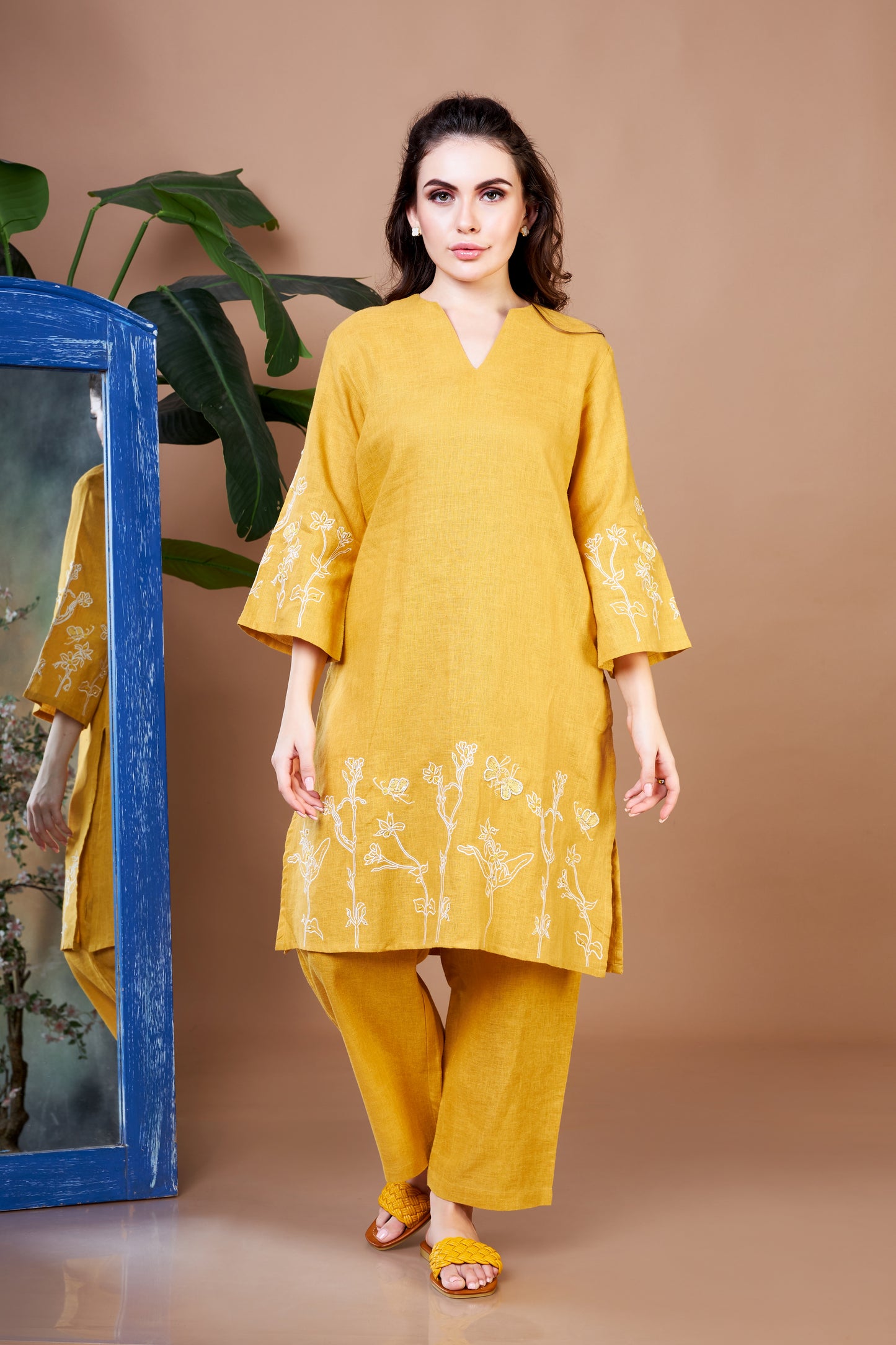 Sunshine Bloom Tunic Set