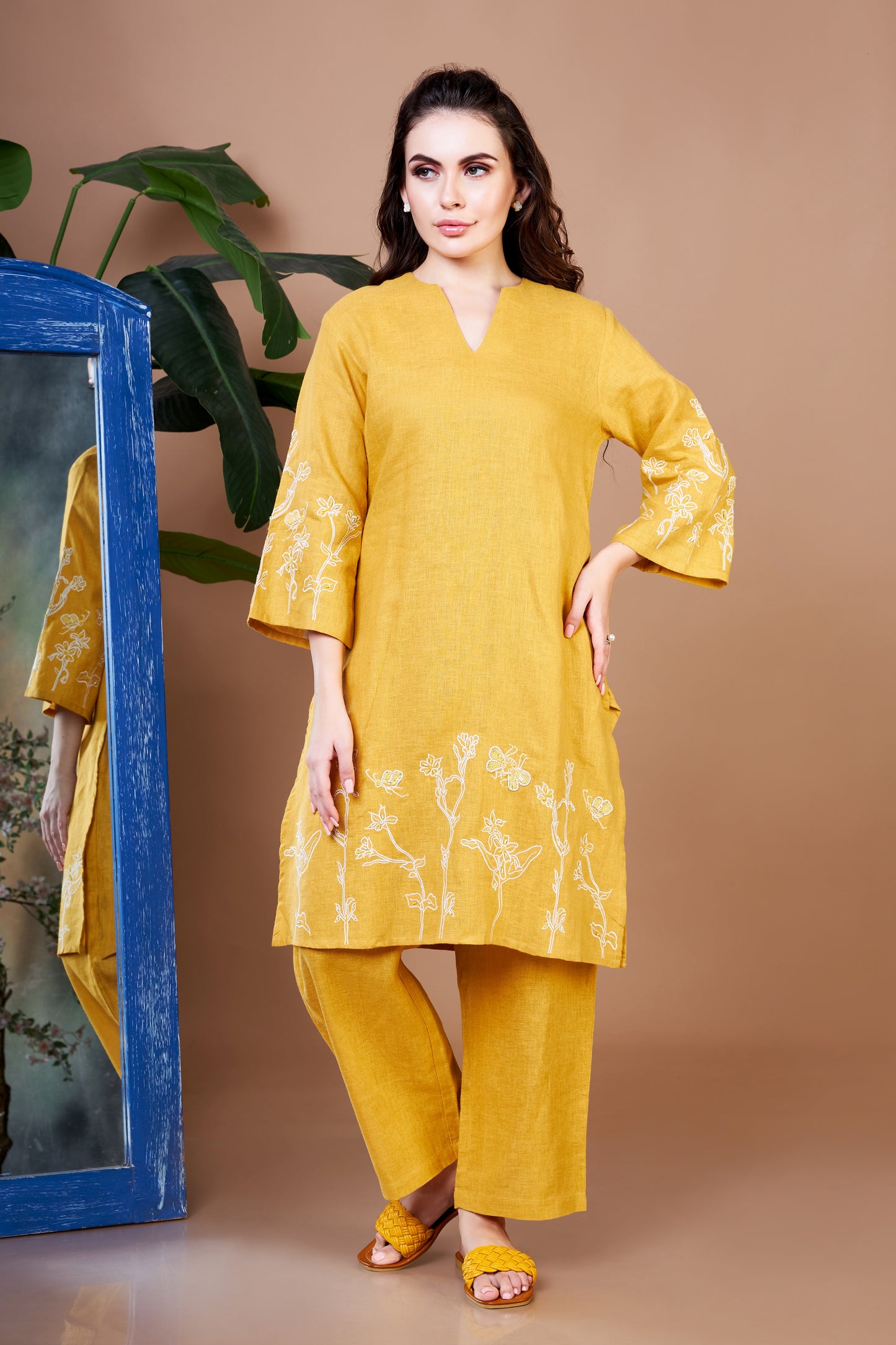 Sunshine Bloom Tunic Set