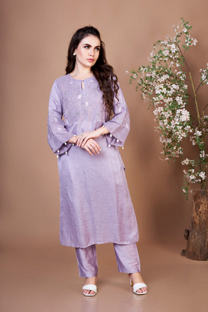 Lavender Amethyst Kurta Set