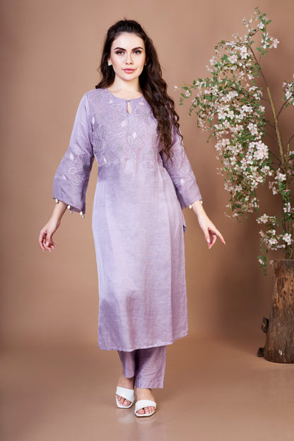 Lavender Amethyst Kurta Set