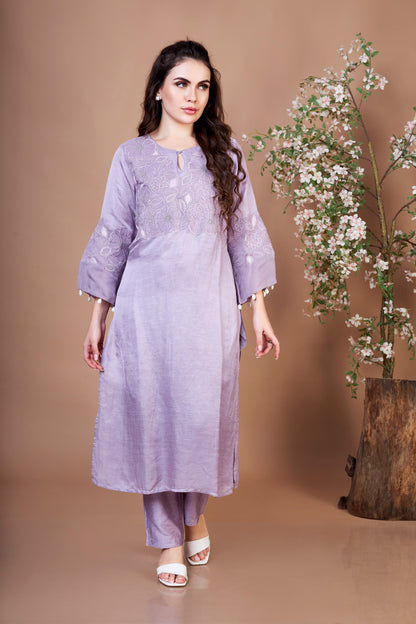 Lavender Amethyst Kurta Set