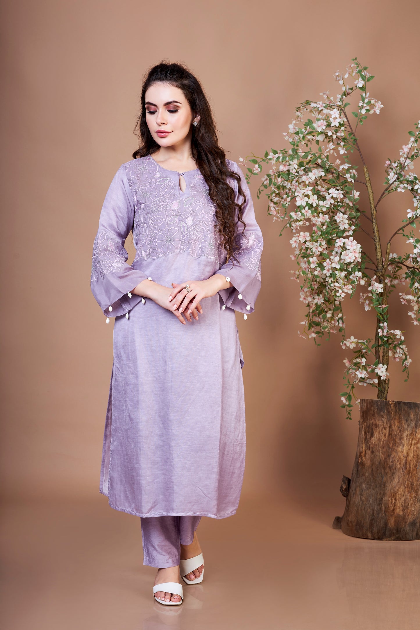 Lavender Amethyst Kurta Set