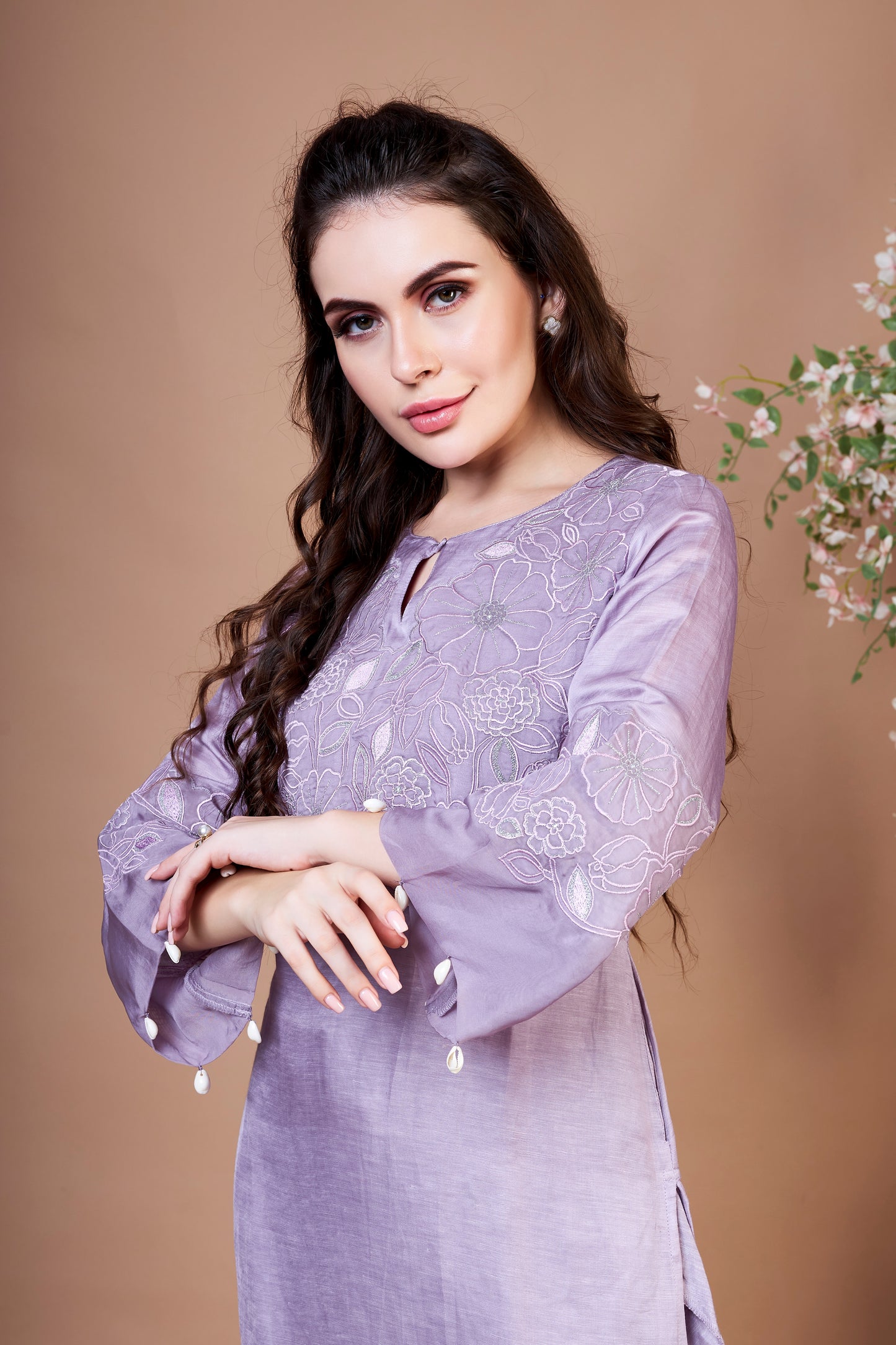 Lavender Amethyst Kurta Set