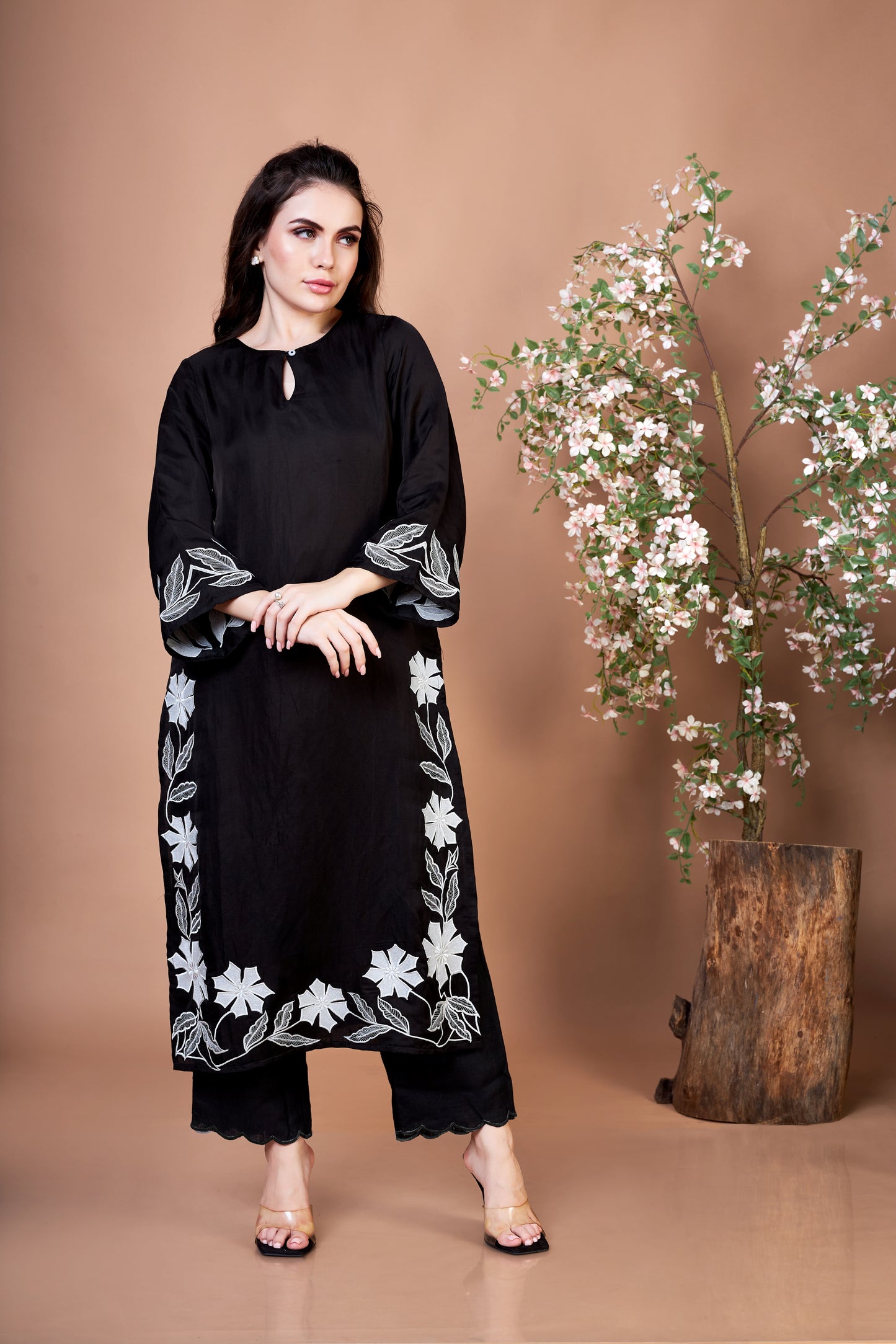 Floral Twilight Kurta Set