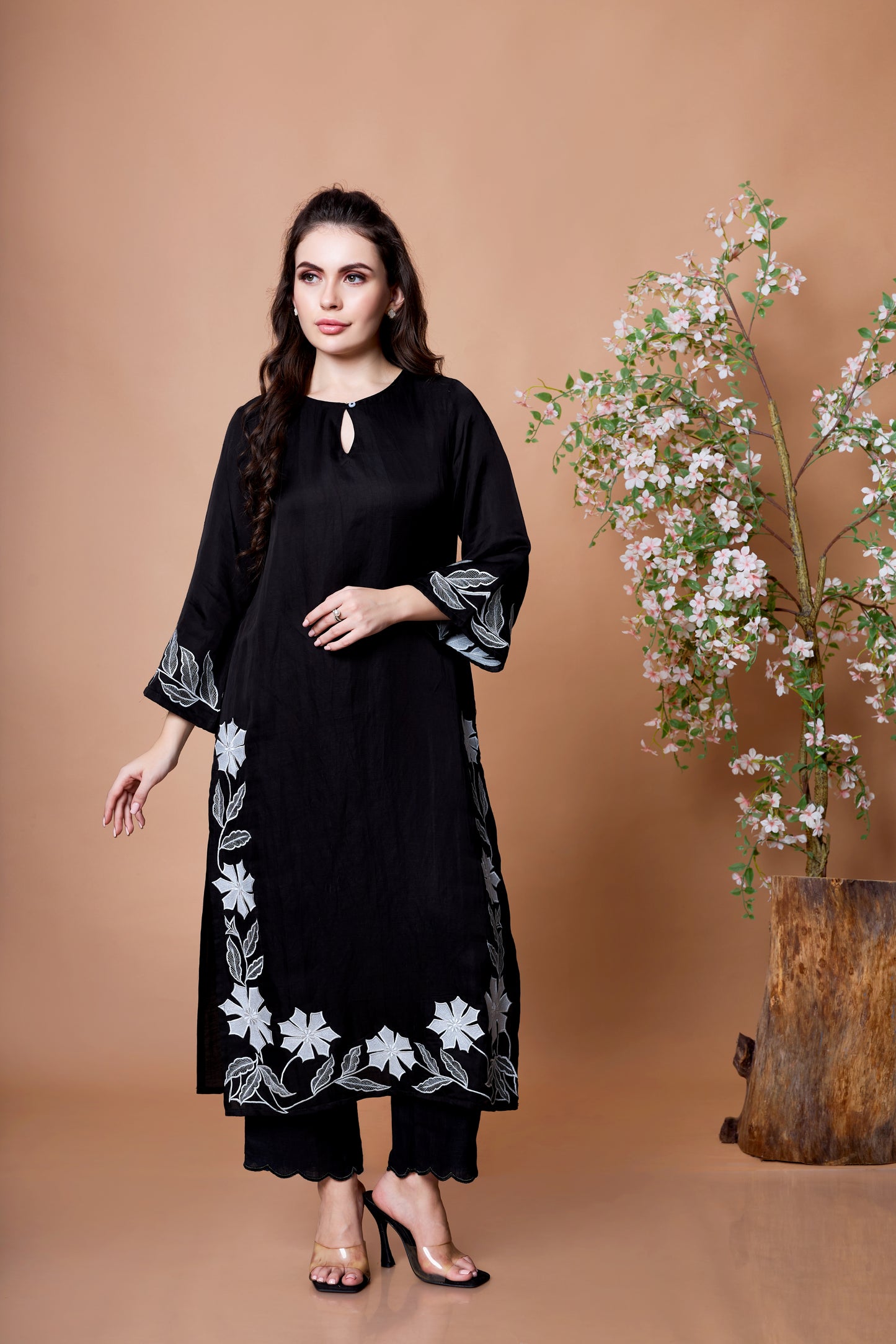 Floral Twilight Kurta Set