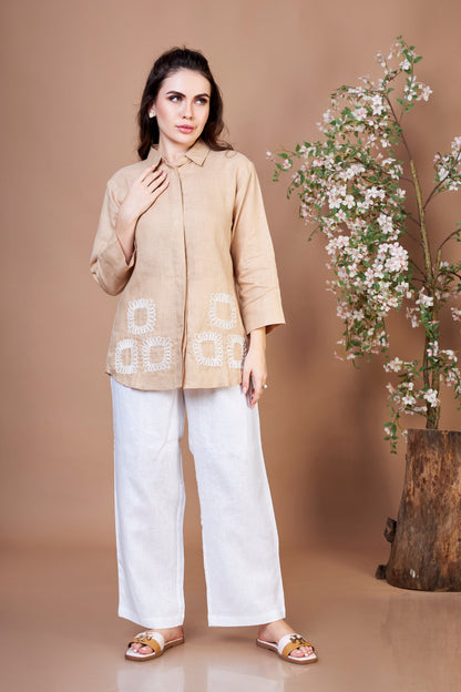 Beige Coir Co-ord Set