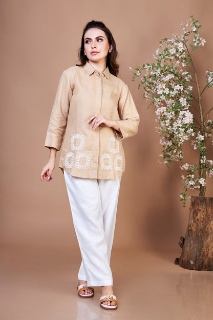 Beige Coir Co-ord Set