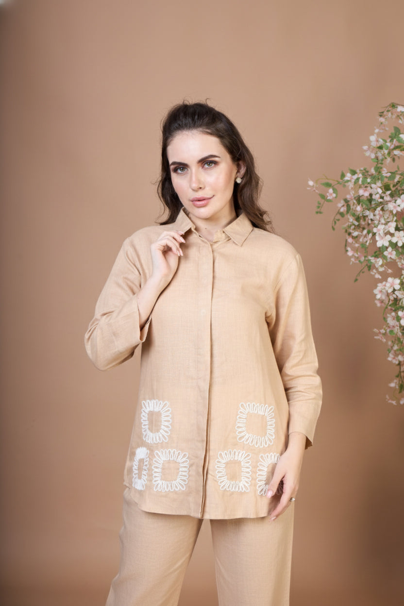 Beige Coir Co-ord Set