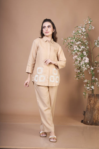 Beige Coir Co-ord Set
