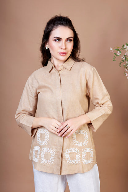 Beige Coir Co-ord Set