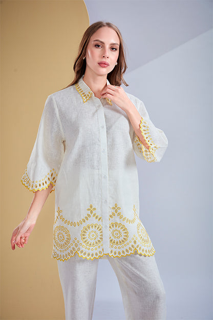 Scarlet edge Co-Ord Set