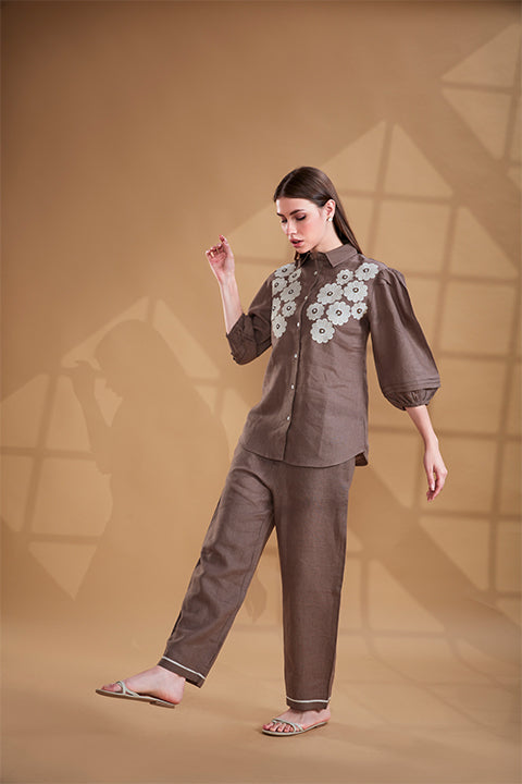 Earthy Weave Co-Ord Set