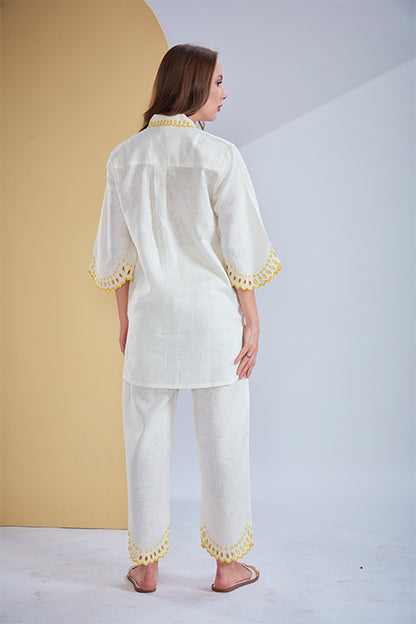 Scarlet edge Co-Ord Set